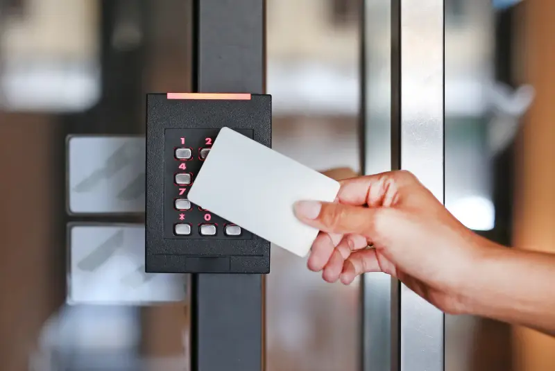 Installed Access Control Panel | ICT ISS
